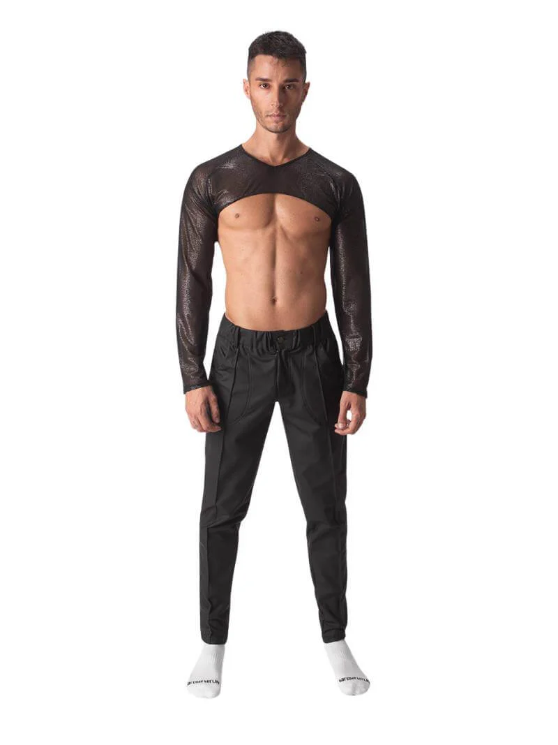BARCODE Berlin Chaka Mesh Crop Top: SIZES XL - Image 3