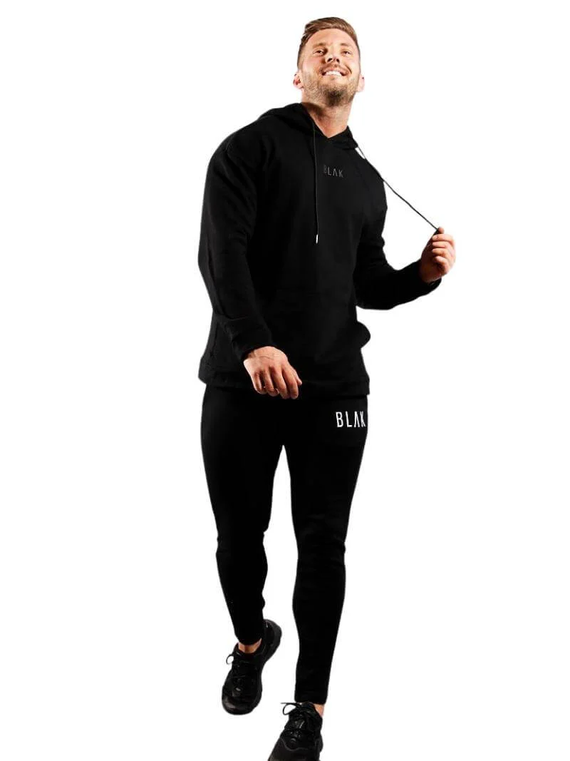 BLAK Oversized Hoodie, Small Black Logo - Image 5