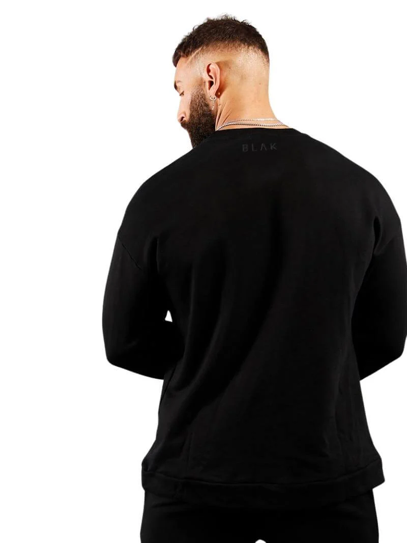 BLAK Oversized Sweater, Large Logo - Image 6