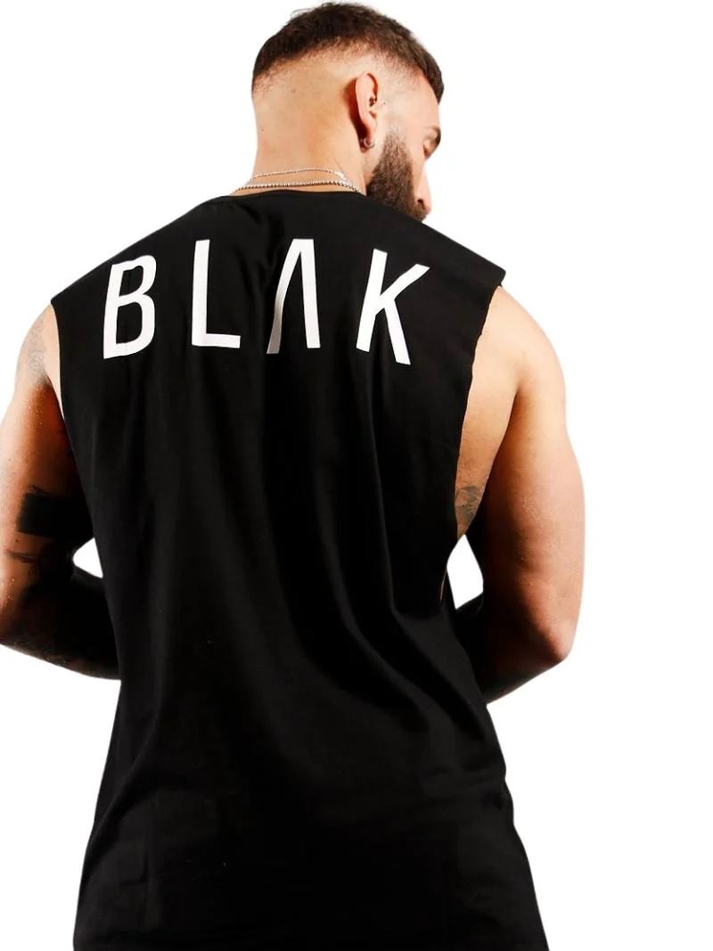 BLAK Oversized Cotton Tank Top - Image 11