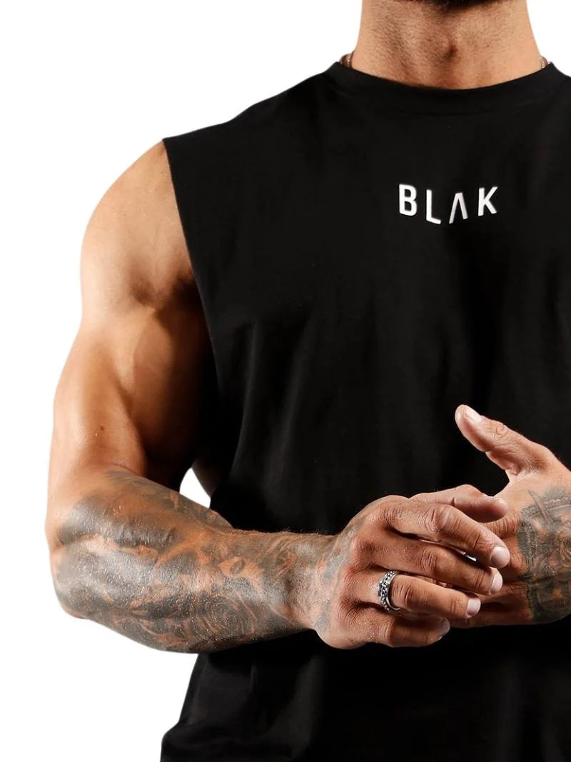 BLAK Oversized Cotton Tank Top - Image 5