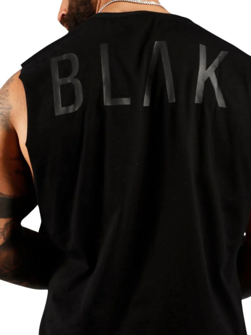 BLAK Oversized Cotton Tank Top - Image 6