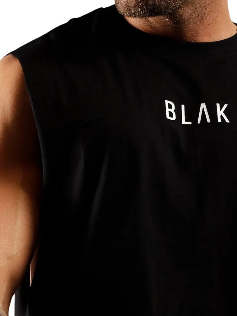 BLAK Oversized Cotton Tank Top - Image 8