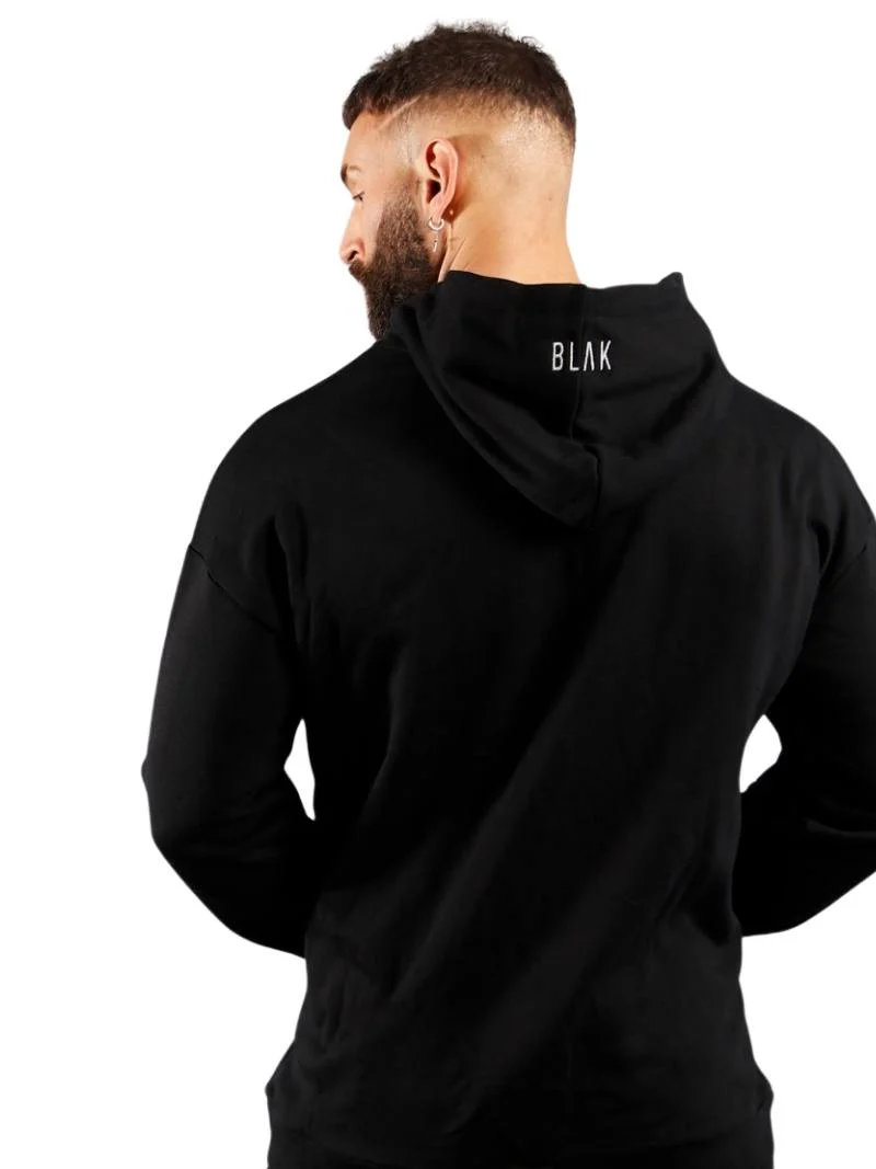 BLAK Reflective Logo Oversized Hoodie - Image 3