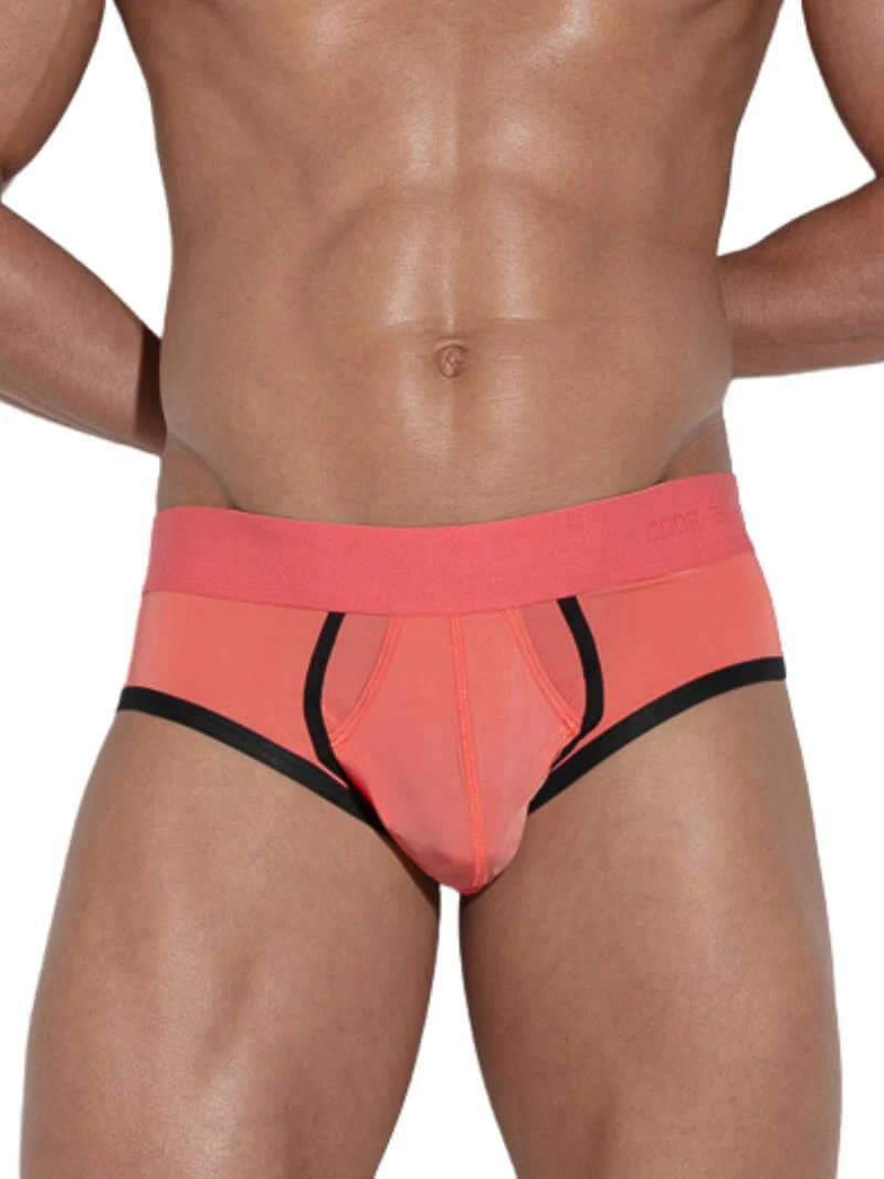 CODE 22 Work Out Microfiber Brief with Support Pouch - SIZE XL