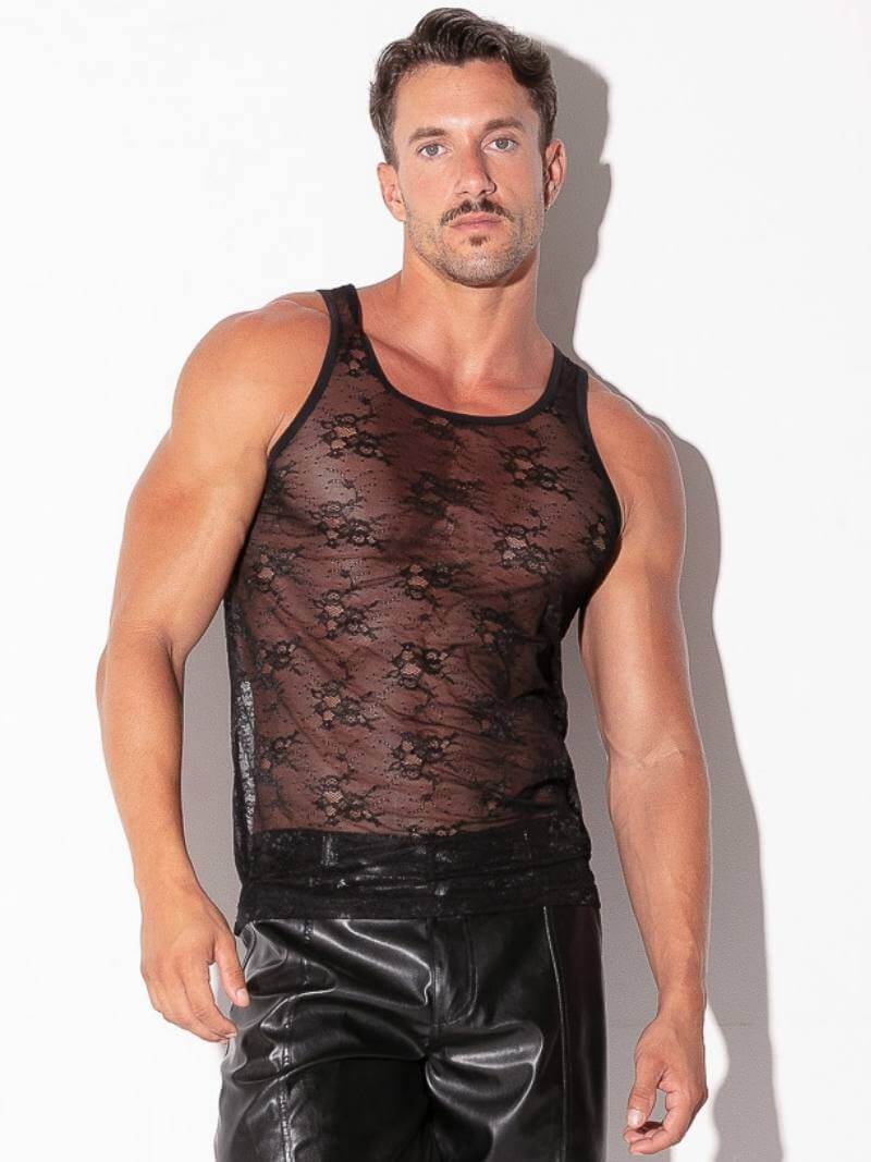 CODE 22 Lace Tank Top - Image 3