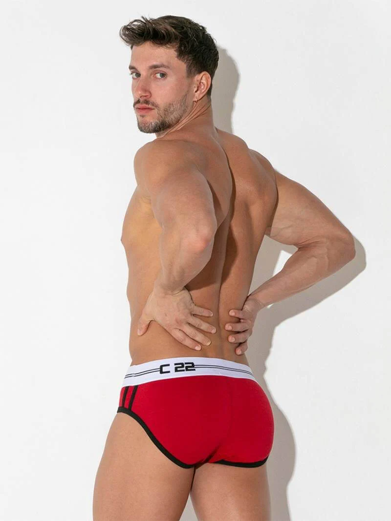 CODE22 Men's Padded Brief with Power Shape Enhancement Padding - SIZE SMALL - Image 10