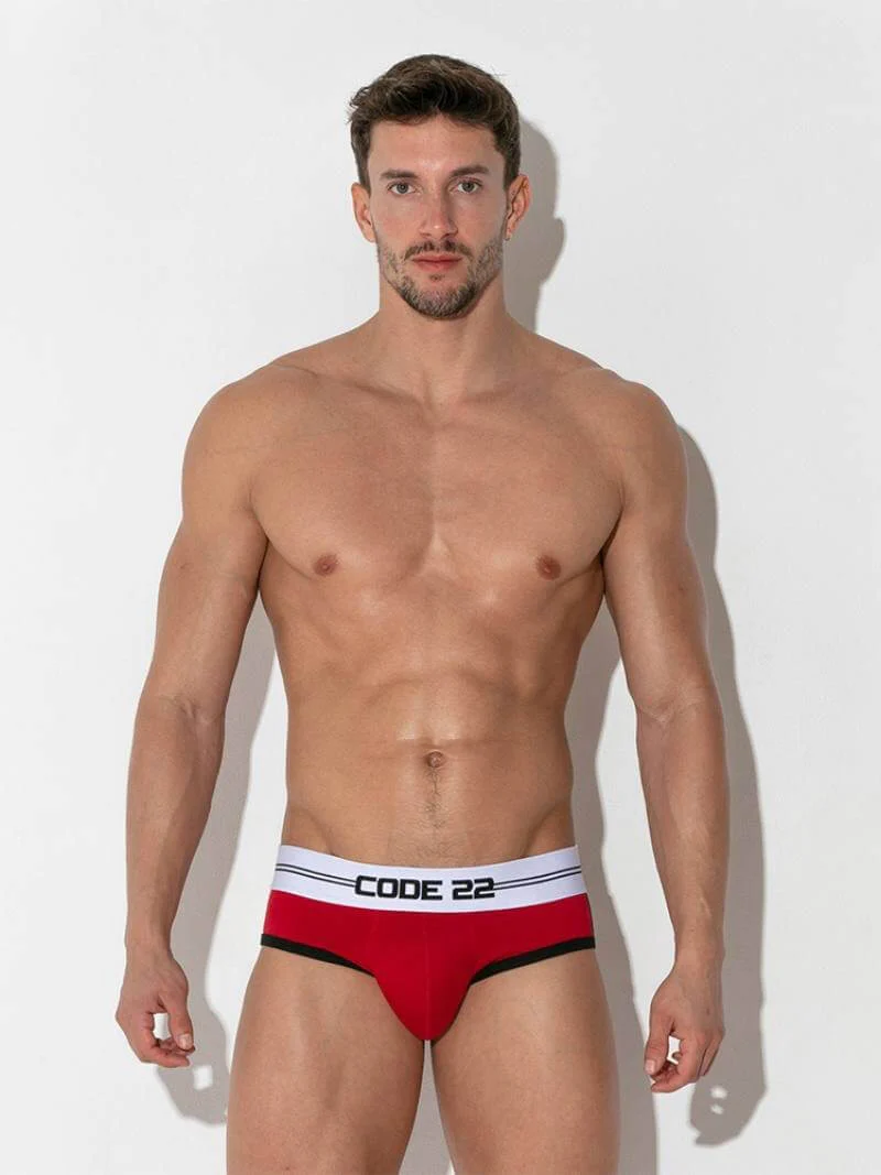 CODE22 Men's Padded Brief with Power Shape Enhancement Padding - SIZE SMALL - Image 8