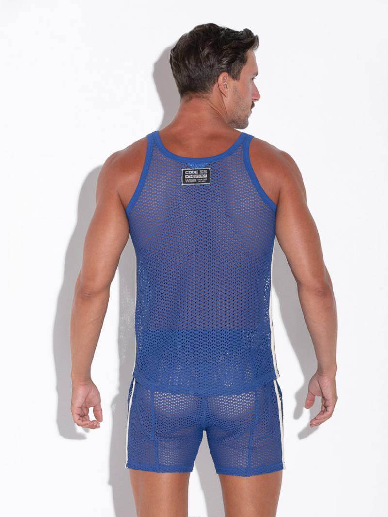CODE22 Openwork Vest: Jacquard Pattern, Racerback - Image 7