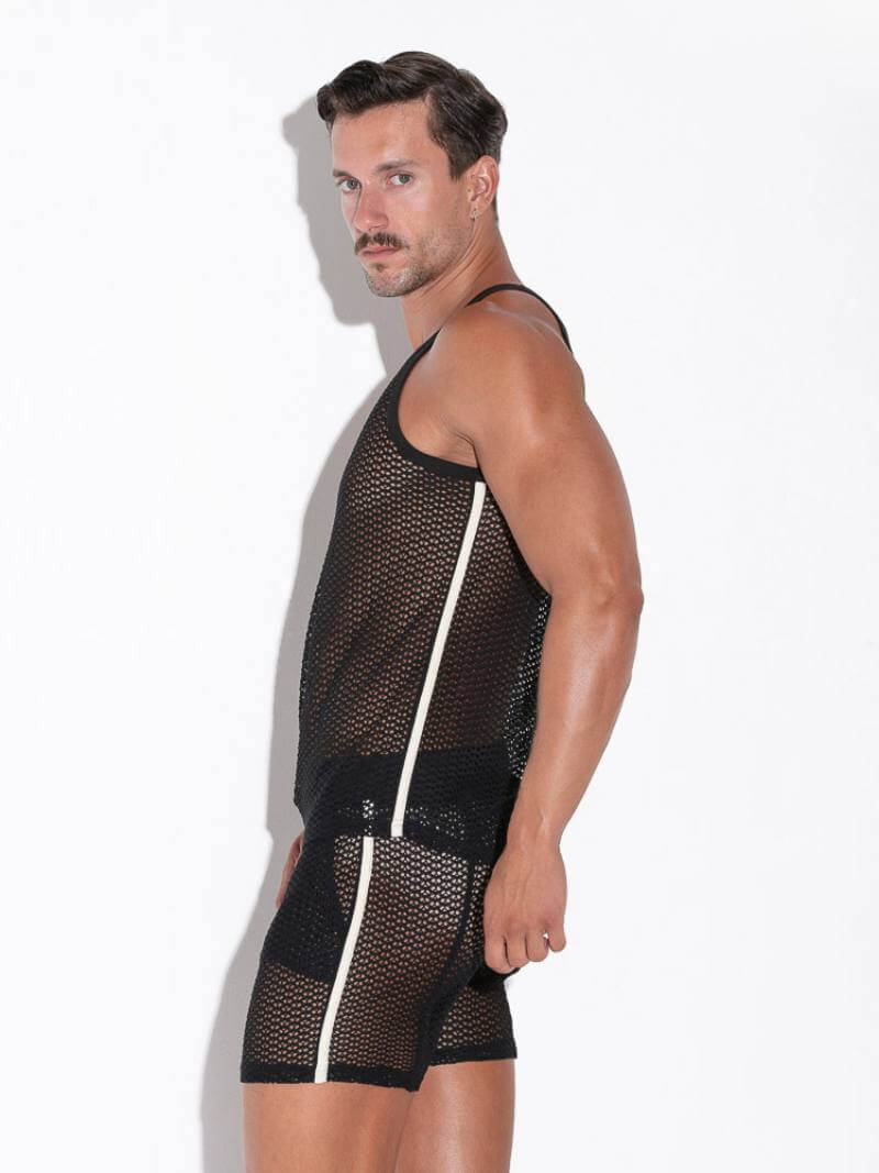 CODE22 Openwork Vest: Jacquard Pattern, Racerback - Image 8