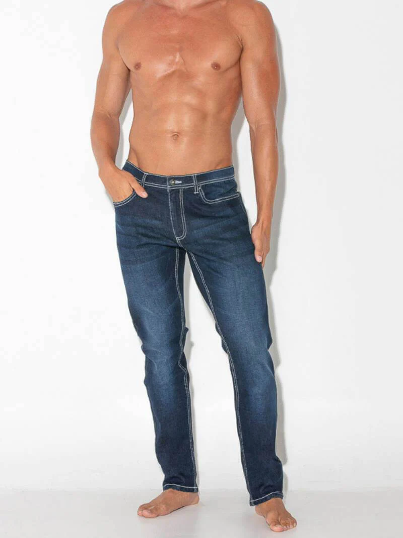 CODE22 Slim Stretch-Fit Soft Denim Jeans - Image 10