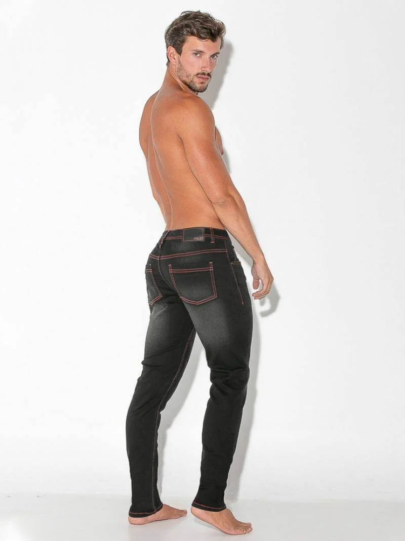 CODE22 Slim Stretch-Fit Soft Denim Jeans - Image 5