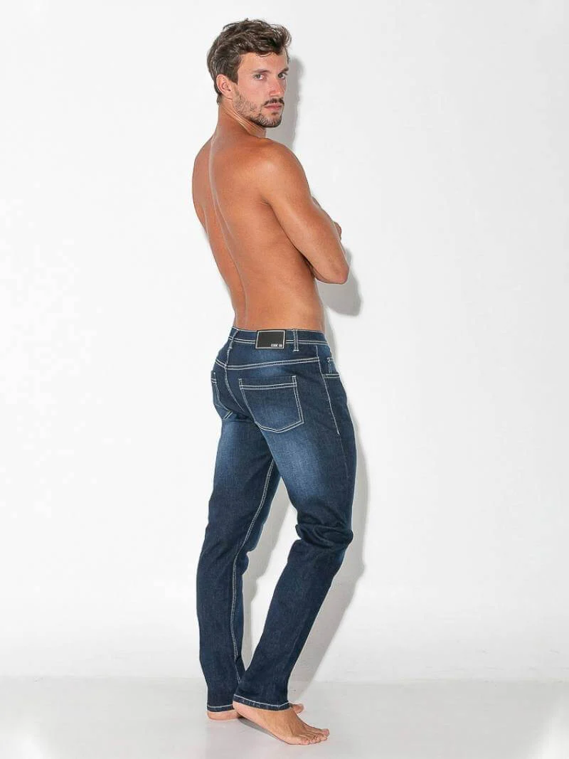CODE22 Slim Stretch-Fit Soft Denim Jeans - Image 9