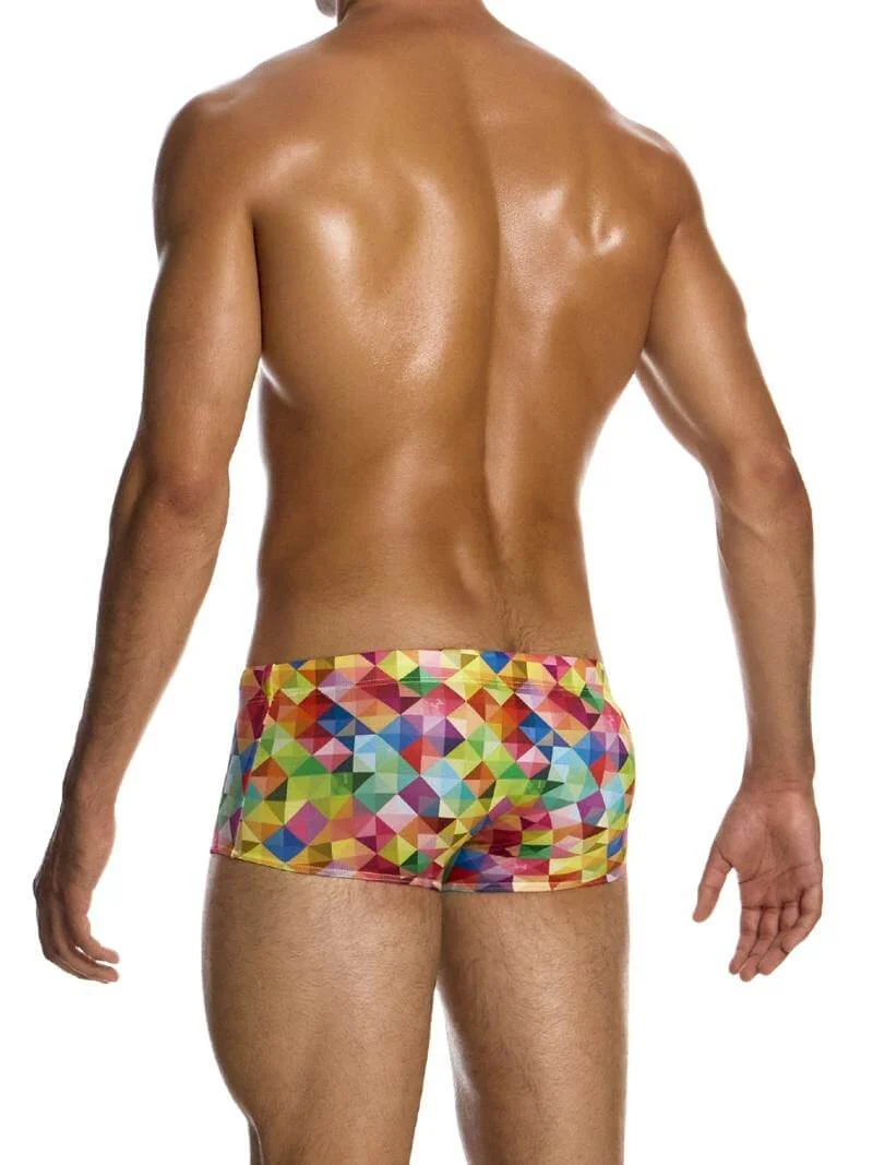 MODUS VIVENDI Geometric Rainbow Swimming Trunk - Image 2