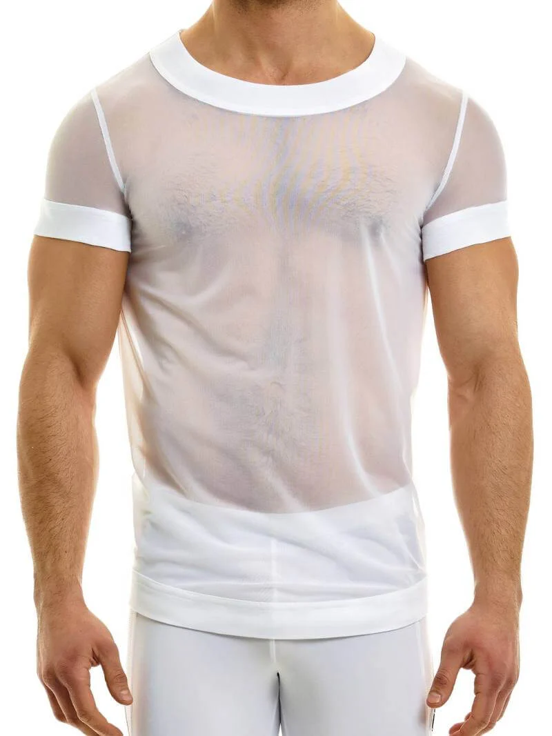 MODUS VIVENDI Muslin T-Shirt: See-Through Sheer Mesh