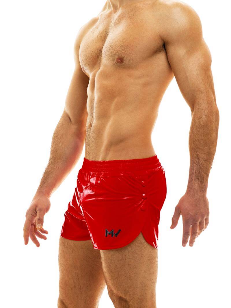 MODUS VIVENDI PVC Vinyl Short with Buttoned Side - Image 10