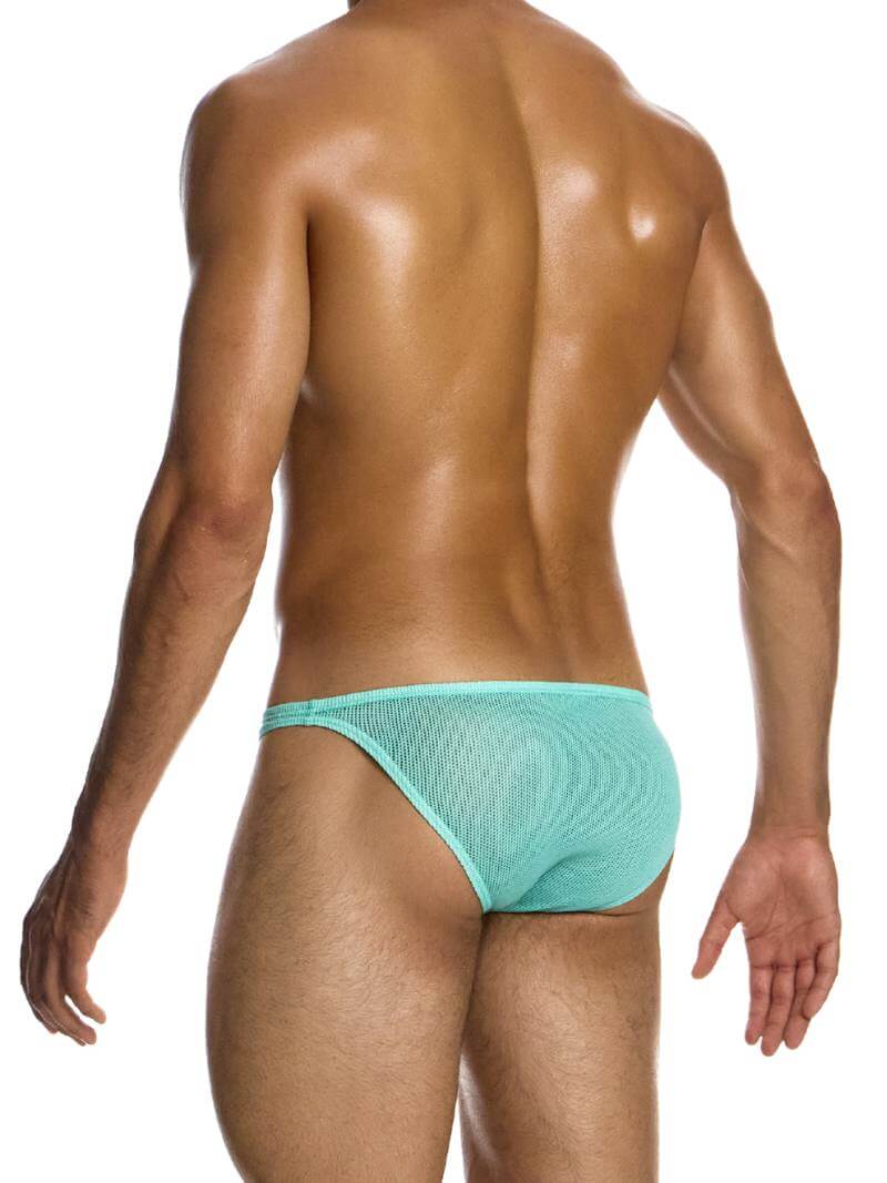 MODUS VIVENDI Retro Micro Net Cotton Low Cut Bikini - Image 4