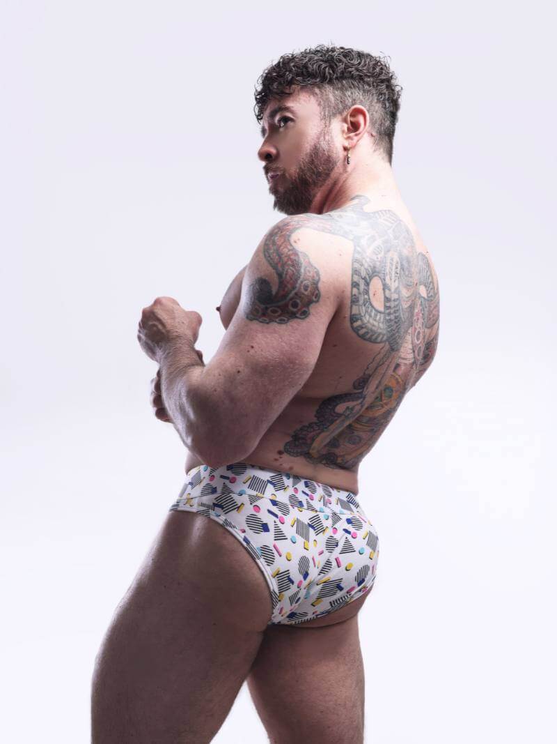 SUKREW Bounce Poppin Large Pouch Cotton Brief – Men's Enhancing Underwear - Image 4