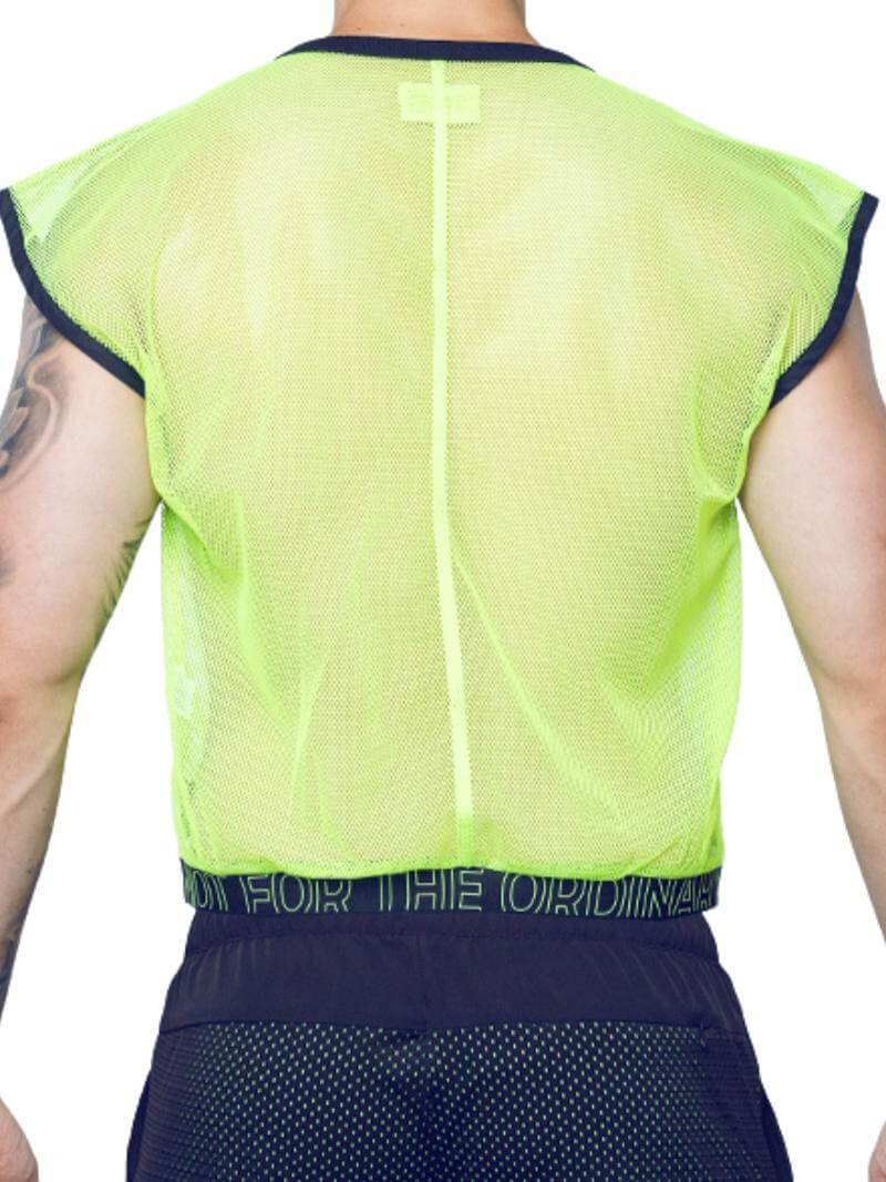 SUPAWEAR Neon Mesh Cropped Tank Top - Image 7