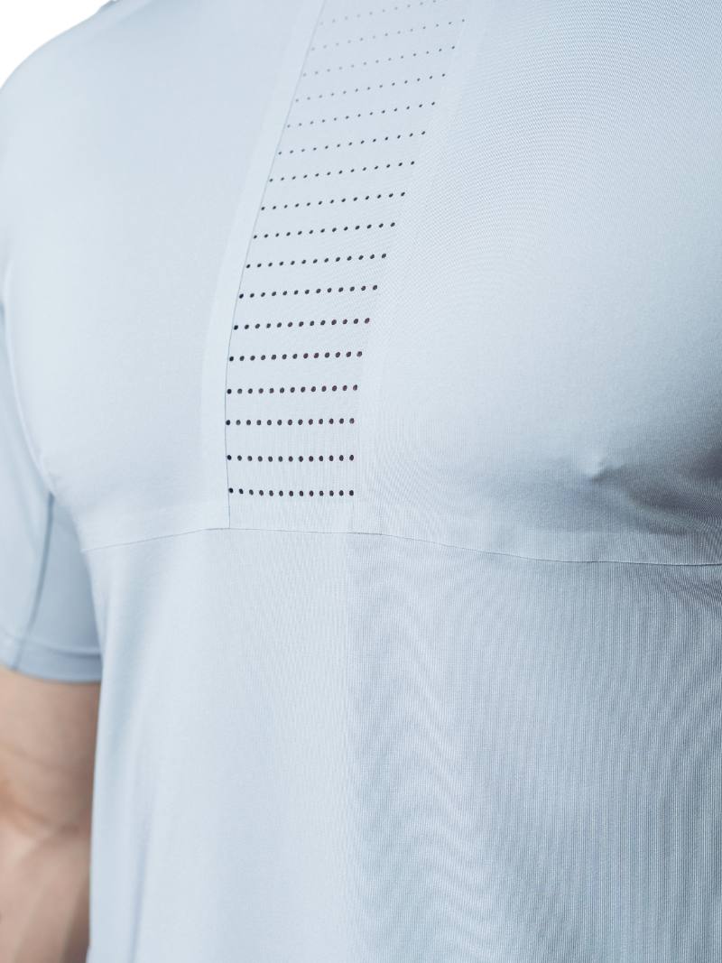SUPAWEAR SPR Fit Ultimate Sports Tee, Pale Grey, Breathable Performance Fabric - Image 6