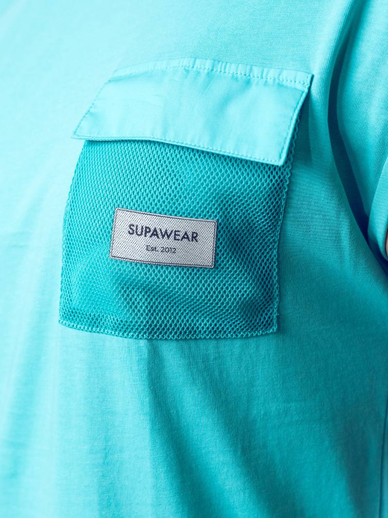 SUPAWEAR Wide-Cut Tank, Turquoise - Image 4