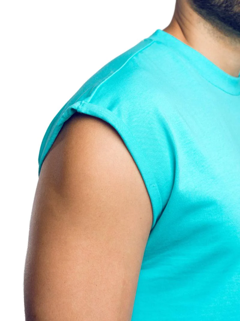SUPAWEAR Wide-Cut Tank, Turquoise - Image 5