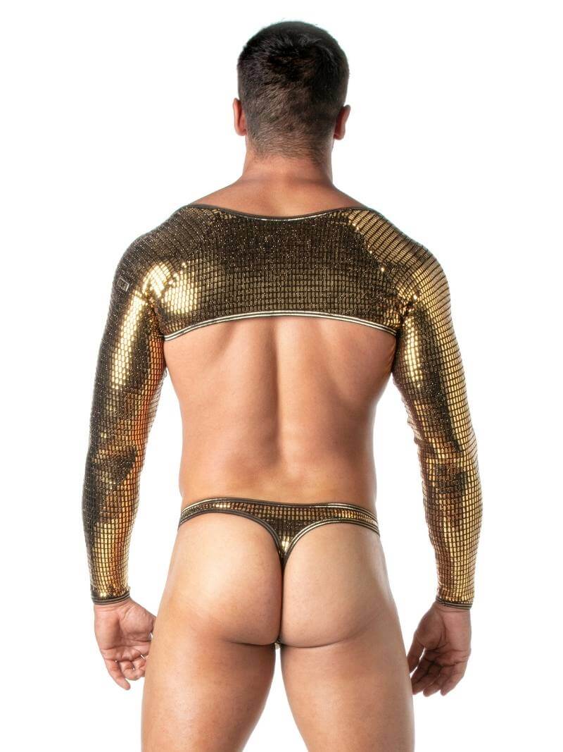 TOF Paris Glitter Bolero Cropped Top - Image 9