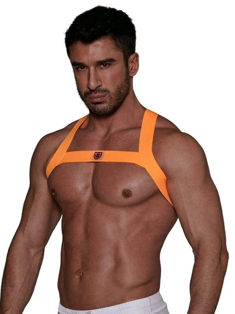 TOF Paris Neon Glowing Elasticated Harness Clubwear Accessory - Image 4